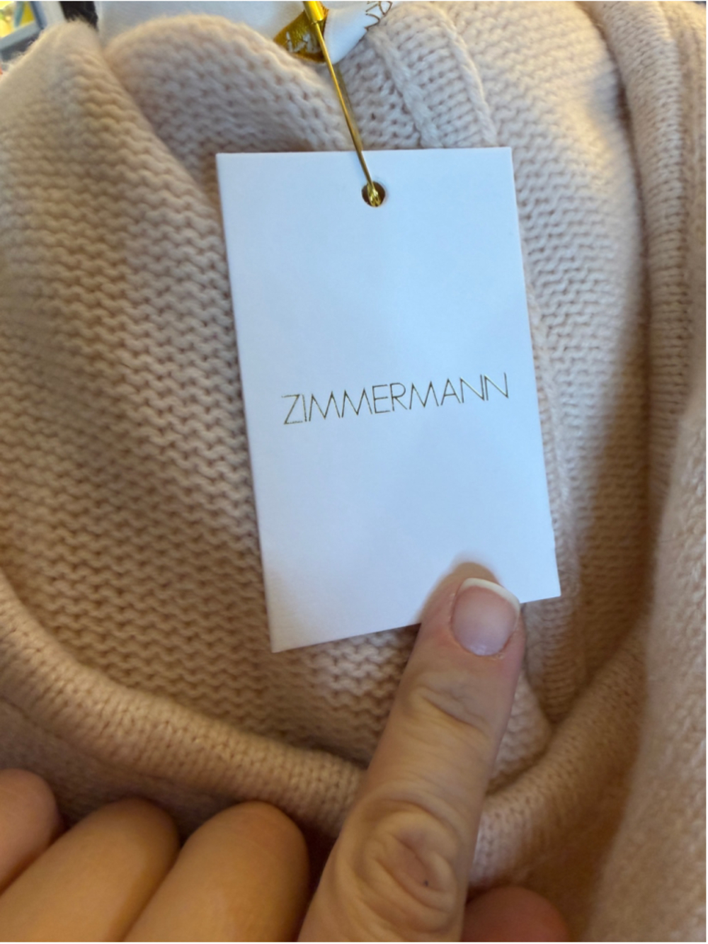 Zimmermann Macadamia Wool Cashmere Hooded Jumper Sweater NWT 0P $625 - Picture 11 of 12